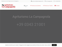 Tablet Screenshot of lacampagnola.info
