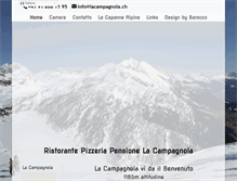 Tablet Screenshot of lacampagnola.ch