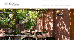 Desktop Screenshot of lacampagnola.be